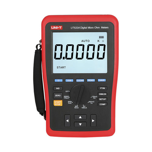Digitales Mikroohmmeter - UT620A - UNI-TREND TECHNOLOGY (CHINA) CO., LTD. - tragbar / 4-Leiter / mit niedrigem Widerstand