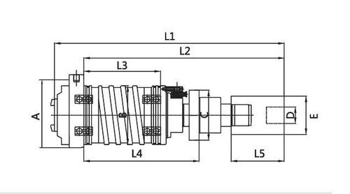 Bearbeitungsspindel - DGZZ-10020/10024 - Guangzhou Haozhi Industrial Co., Ltd - mit Direktantrieb / BT 30 / Fettschmierung
