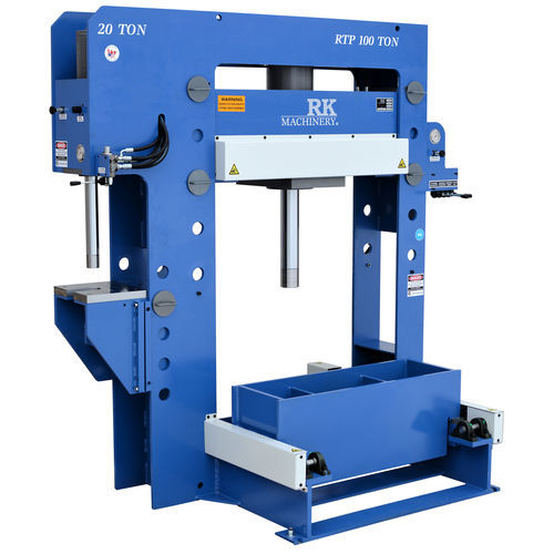 Presse mit Rolltisch - RTPBP 100/20 - RK Machinery Ltd - elektrohydraulisch / Form / Räum