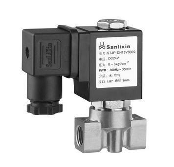 Direktgesteuertes Magnetventil - STJF  - SANLIXIN SOLENOID VALVE CO., LTD - 2-Wege / normal geschlossen / Wasser