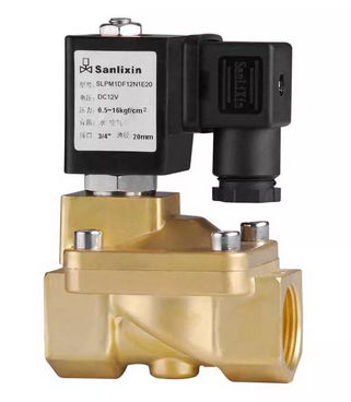Direktgesteuertes Magnetventil - SLPM  - SANLIXIN SOLENOID VALVE CO., LTD - 2/2-Wege / normal geschlossen / Luft