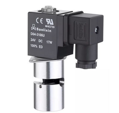 Direktgesteuertes Magnetventil - SJGF  - SANLIXIN SOLENOID VALVE CO., LTD - 2/2-Wege / normal geschlossen / Wasser