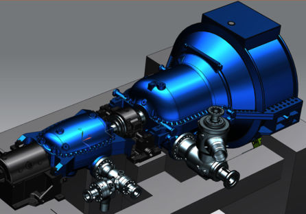 Gas-Turbine - F Class CCPP - Shanghai Electric Group Co., Ltd. - Einwellen