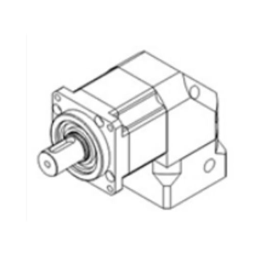Planetengetriebe - WPF42 series - Shanghai Siheng Motor Co., Ltd - rechtwinklig / mit Hohlwelle / Flansch