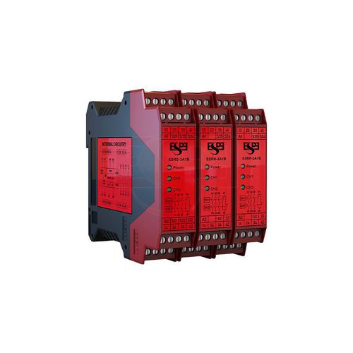 Sicherheitsrelaismodul - ESR - Shenzhen ESPE technology Co., LTD - DIN-Schiene