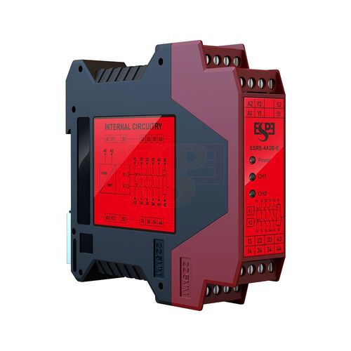 Sicherheitsrelaismodul - ESRE-4A2B - Shenzhen ESPE technology Co., LTD - DIN-Schiene / mit geringer Leistung / Sicherung