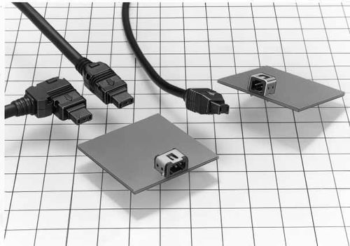 Stromversorgungs-Steckverbinder - RP34L Series - Hirose Electric Europe B.V. - Kabel-an-Karte / parallel / Winkel