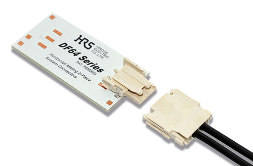Kabel-an-Karte-Steckverbinder - DF64 series - Hirose Electric Europe B.V. - Karte-an-Karte / parallel / Crimp