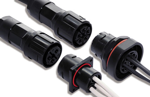 Datensteckverbinder - HR41 series - Hirose Electric Europe B.V. - zirkulär / mit Verriegelung / für Batterie
