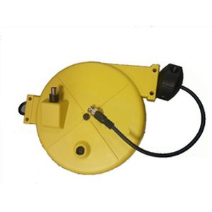 Datenkabel-Aufroller - LRG58-25-FLAT-Y7 - lightcast - Tonkabel / einziehbar / stationär