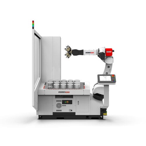 Roboterzelle zum Laden - Turn-Assist Essential - RoboJob - zum Entladen / für Kleinteile / kompakt