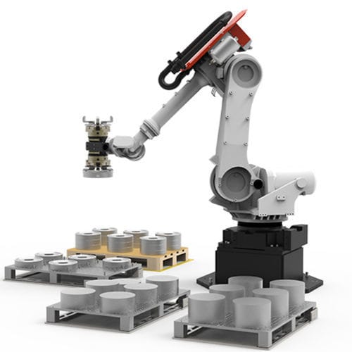 Roboterzelle zum Laden - Pallet-Load Multi - RoboJob - zum Entladen / Fräs
