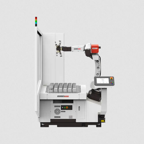 Roboterzelle zum Entladen - Mill-Assist Essential Mini - RoboJob - zum Laden / Zulauf / für Bearbeitungszentrum