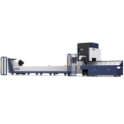 Rohrschneidemaschine - TS - HSG LASER CO.,LTD - Faserlaser / für Metall / digital gesteuert