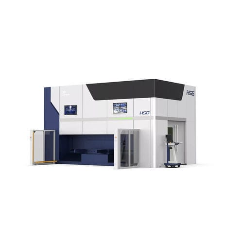 3D-Schneidemaschine - Cell 3015G - HSG LASER CO.,LTD - Faserlaser / für Aluminium / für Edelstahl