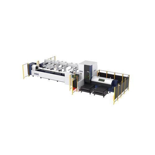 Laser-Schneidemaschine - TS2 - HSG LASER CO.,LTD - Faserlaser / für Stahl / Profil