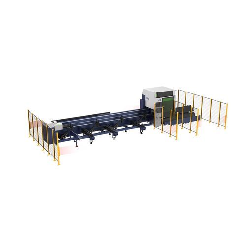 Faserlaser-Schneidemaschine - R2 - HSG LASER CO.,LTD - für Metall / Rohr / mit automatischem Be- und Entladen