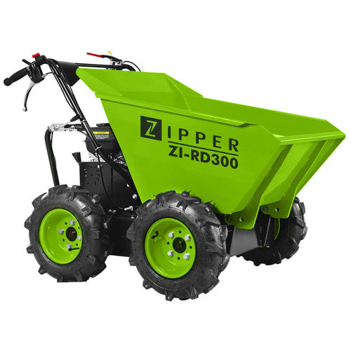 Minidumper mit Gummireifen - ZI-RD300 - Zipper Maschinen - mit Verbrennungsmotor / mit Frontentladung
