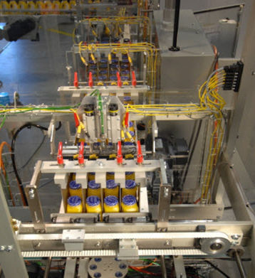 Kartonpacker mit hoher Drehzahl - KCP130-20 - Kraken Automation - horizontal / automatisch / für Flaschen