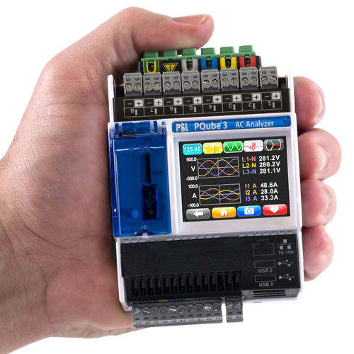 Leistungsanalysator - PQube 3 - Power Standards Lab - für Stromnetz / kompakt / Echtzeit