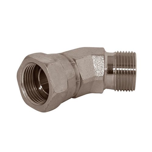 Industrie-Hydraulikadapter - 7303 series - Hydroscand - Gewinde / Stahl / rechtwinkelig