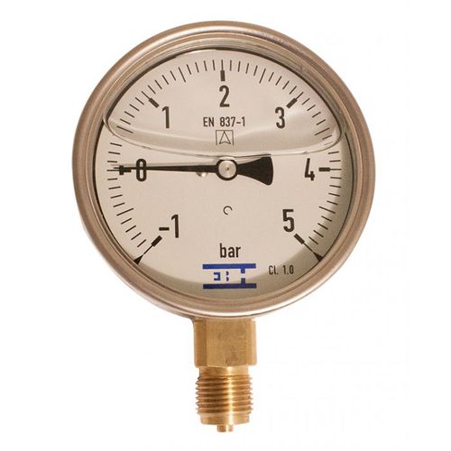 Differential-Manometer - 836003 series - Hydroscand - mit Zifferblatt-Anzeige / Gewinde / Stahl