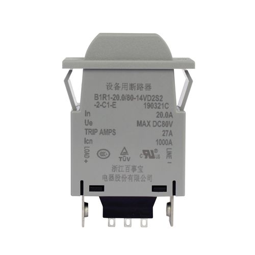 Hydraulisch-magnetischer Schutzschalter - B1 series - ZHEJIANG BSB ELECTRICAL APPLIANCES CO.,LTD - AC / DC / zweipolig