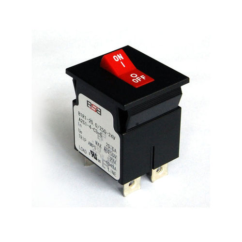 Hydraulisch-magnetischer Schutzschalter - B1 2P series - ZHEJIANG BSB ELECTRICAL APPLIANCES CO.,LTD - mit manueller Rücksetzung / für Verteilung / für die Bahntechnik