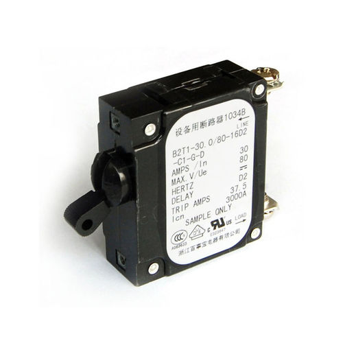 Hydraulisch-magnetischer Schutzschalter - B2 series - ZHEJIANG BSB ELECTRICAL APPLIANCES CO.,LTD - Überlast / mit manueller Rücksetzung / für Verteilung