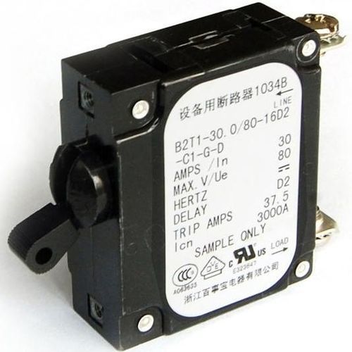 Hydraulisch-magnetischer Schutzschalter - B2 series - ZHEJIANG BSB ELECTRICAL APPLIANCES CO.,LTD - DC / AC / mit manueller Rücksetzung