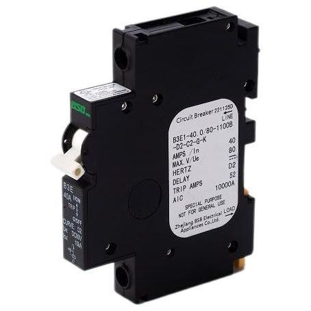Hydraulisch-magnetischer Schutzschalter - B3E Series - ZHEJIANG BSB ELECTRICAL APPLIANCES CO.,LTD - AC / DC / mit manueller Rücksetzung