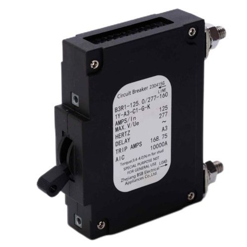Hydraulisch-magnetischer Schutzschalter - B3R Series - ZHEJIANG BSB ELECTRICAL APPLIANCES CO.,LTD - AC / mit manueller Rücksetzung / für Verteilung