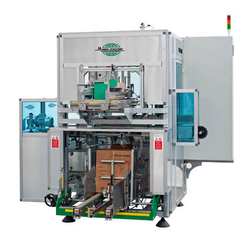 Automatischer Kartonaufrichter und-verschließer - F/I/I/N 1 - Mondo e Scaglione - mit Klebeband