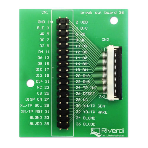 Auswertungsplatine - Board 36 - Riverdi