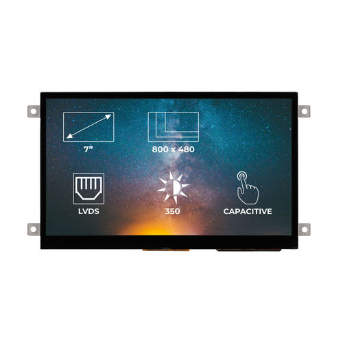 TFT-Displaymodul - RVT70AQLFWC00 - Riverdi - mit kapazitivem Touchscreen / 800 x 480 / Industrie
