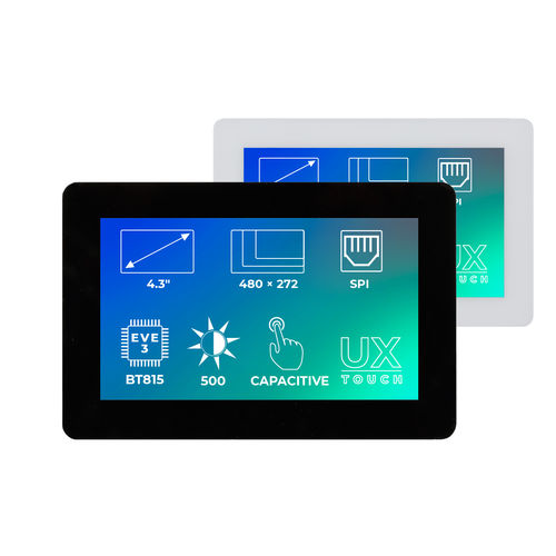 TFT-Displaymodul - RiTFT-43-CAP-UX - Riverdi - mit kapazitivem Touchscreen / 480 x 272 / Industrie