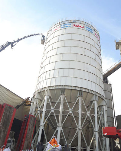 Verschraubter Silo - MVS Proje - geschweißt / für Zement / für Pulver