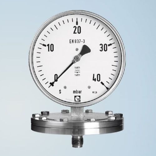 Absolutes Manometer - PAGU 160 - Schmierer GmbH - mit Zifferblatt-Anzeige / Gewinde / Flansch