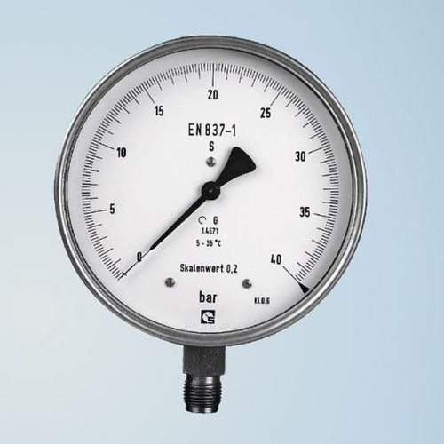 Manometer mit Zifferblatt-Anzeige - FU 160 - Schmierer GmbH - Gewinde / G 1/2 / BSP 1/2