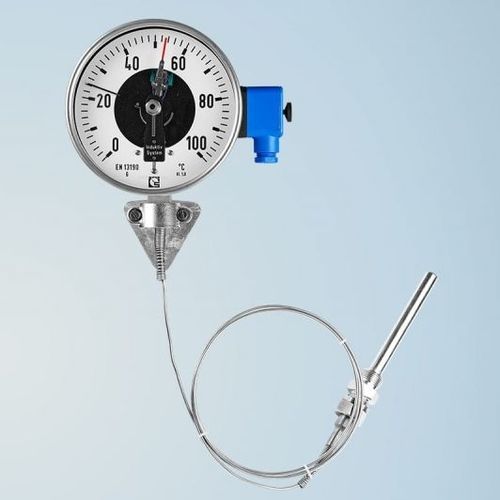 Gasdruckthermometer - GFU 250 - Schmierer GmbH - mit Zifferblatt-Anzeige / Edelstahl