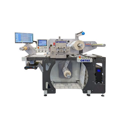 Automatischer Rollenschneider - ORTLES - Labeltech sas - für Etiketten / schnell / Inspektion