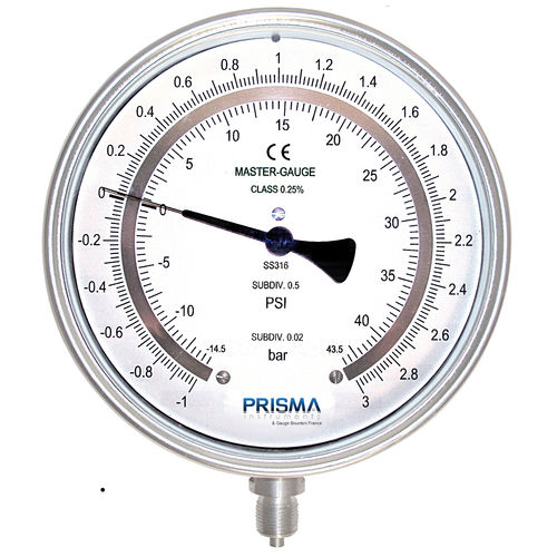 Manometer mit Zifferblatt-Anzeige - MP - Prisma Instruments - Gewinde / NPT 1/2 / Aluminium
