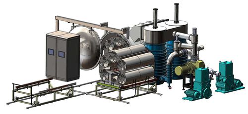 PVD-Auftragsmaschine - RTEP1800- Resistant Thermal Evaporator-Horizontal - Shanghai Royal Technology Inc. - PVD durch thermisches Verdampfen / für Metallfilm / Vakuum