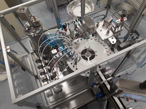 Abfüll- und Schraubverschlussanlage / für Flaschen - ALBA SRT32 - SAMAS ITALY - Dreh / Monoblock / für Pharmaprodukte