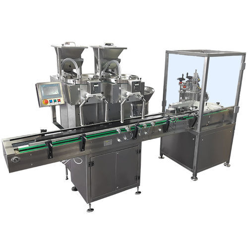 Zähl- und Verschlussmaschine / Flaschen - ACL 3000 D - MultiGel Srl - Gehäuse / Tabletten / zum Füllen