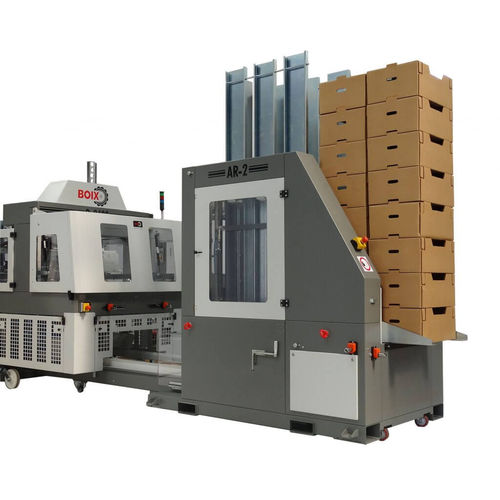 Stapelmaschine für Kartons - AR-2 - Boix Group - Your Box Forming Partner - Schornstein / Riemen / Stapel