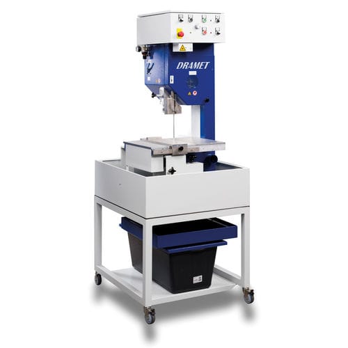Diamantbandsäge - BS200 S - DRAMET Draht und Metallbau GmbH - Formatkreis / vertikal / für Hartmetall