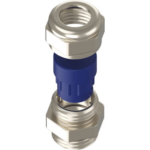 Messing-Kabelverschraubung - PR series - Teaflex S.p.a - vernickeltes Messing / wasserdicht / metrisch