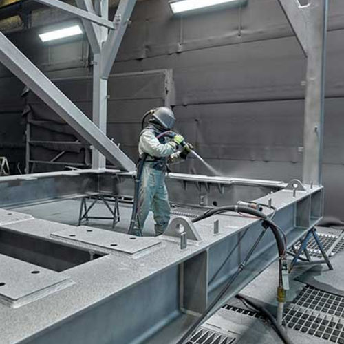 Stahlkugelstrahlen - DOT A/S - Industrie