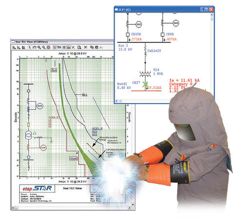 Analysesoftware - Arc Flash - Etap - Lichtbogen